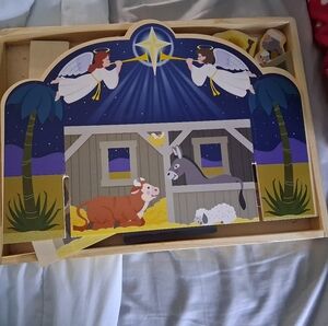 Nativity Scene Wooden Toy